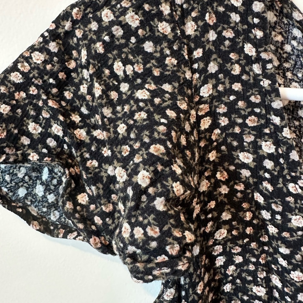 American Eagle Outfitters Black and White Tiered Ruffled Sundress - Picture 5 of 8